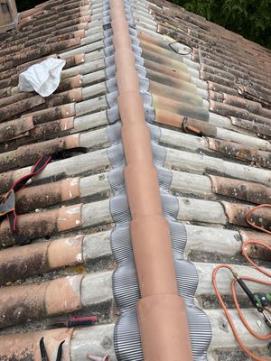 Remise à sec faitage