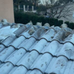 Faitage et arêtier endommagé à Vidauban