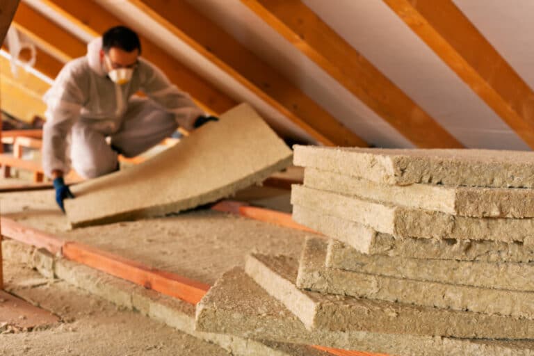 Isolation des combles laine de roche