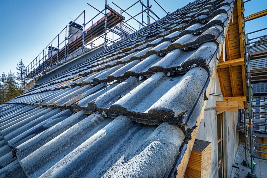 La mise en œuvre d’une toiture à quatre pentes